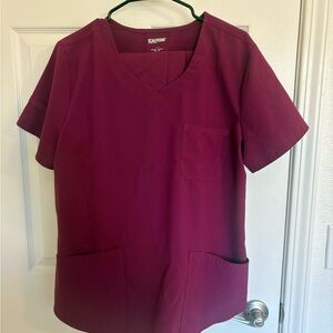 Scrubstar Women's Short Sleeve Top - Rich Burgundy